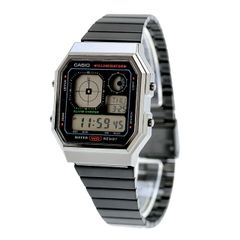 稼働・希少】CASIO カシオ A120WEGG レトロデジタル ガンメタ - メルカリ