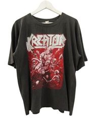 Vintage KREATOR バンド ダメージ 両面 Tシャツ 襤褸 - メルカリ