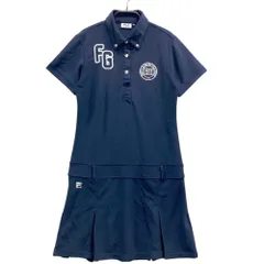 サイズ：M FILA GOLF フィラゴルフ  ワンピース  ネイビー系 [240101571175] ゴルフウェア レディース ストスト