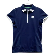 サイズ：S CALLAWAY キャロウェイ  ハーフジップ 半袖ポロシャツ  ネイビー系 [240101619488] ゴルフウェア レディース ストスト