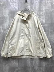 無印良品 ムジルシリョウヒン 撥水 フード ジャケット ブルゾン ジャケット sizeM‐L/アイボリー ■■ レディース