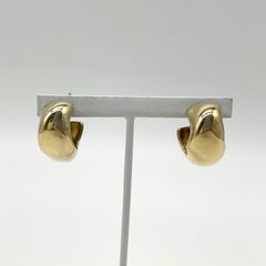 美品 ボッテガヴェネタ スモール フィン ピアス 18k ゴールド シルバー