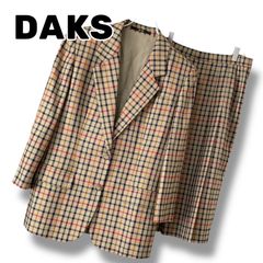 DAKS ダックス セットアップ スカート スーツ 9AR M 日本製 ハウス