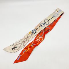 北7083】HERMES カレ45 ツイリー シェーヌダンクル 2点セット - メルカリ
