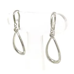 ティファニー オープン ティアドロップ フック ピアス 750 (K18WG) レディース TIFFANY&Co.【中古】 【ジュエリー】