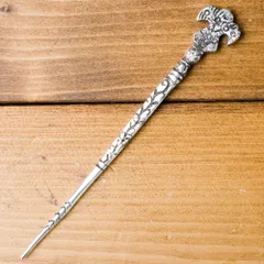 アジアン金属のかんざし / かんざし エスニック 髪飾り 金色 銀色 シルバー ゴールド アクセサリー アジア インド