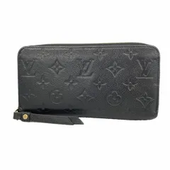 ルイ・ヴィトン(Louis Vuitton) ルイ・ヴィトン 長財布 モノグラム・アンプラント ジッピーウォレット M61864 ノワールレディース