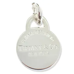 ティファニー 925 リターントゥラウンドタグ チャーム//j165-5