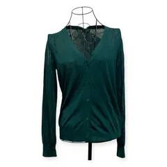 UNIQLO(ユニクロ)　レディース　カーディガン　Vネック　汚れ傷みなし　普通生地　サイズL