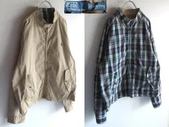 希少 90sビンテージ Polo by Ralph Lauren ラルフローレン ロゴ刺繍 チェック柄 リバーシブル ジャケット ブルゾン XXL RN41381 USA企画