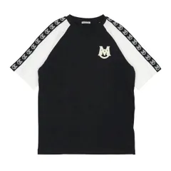 モンクレール MAGLIA T SHIRT マグリア ロゴ エンブロイダリー Tシャツ 8C7E3 00 8390T メンズ ネイビー ホワイト MONCLER【中古】 【アパレル・小物】