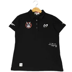 【ランクA美品！】マスターバニー｜レディース｜1 (M相当)｜半袖ポロシャツ｜ブラック系｜春夏｜中古ゴルフ用品