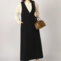 ジャーナルスタンダード　ロングワンピース　Ｖネック　　黒