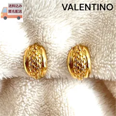 VALENTINO ヴァレンティノ ヴィンテージ  イヤリング クリップ式 ゴールド