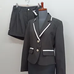 MARIARJUE　160cm　フォーマルスーツセット　ジャケット　ショートパンツ　セレモニー　卒業式　入学式　発表会　ブラック　マリアージュ　【0143h】