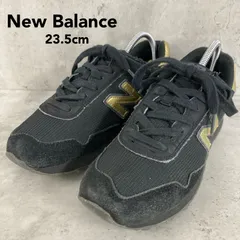 New Balance ニューバランス WL515CAA スニーカー ブラック 黒 ゴールド 金 23.5cm US6.5 靴 シューズ ローカット ランニング ウォーキング タウンユース ストリート 普段履き 運動靴 紐靴 515 ロゴ ★ ■■