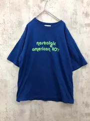 CIAOPANIC TYPY チャオパニックティピー ユニセックス ロゴ プリント Tシャツ sizeL/青 ■■ メンズ
