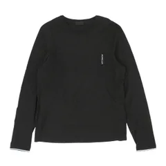 モンクレール MAGLIA GIROCOLLO マグリア ロゴ ロングスリーブ Tシャツ 8D715 10 829H8 メンズ ブラック MONCLER【中古】 【アパレル・小物】