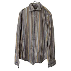 【美品】Paul Smith ポールスミス マルチカラーストライプシャツ サイズM【Z1800】