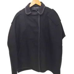 タラジャーモン TARA JARMON カシミヤ混 ウールポンチョミドルコート レディース  38のサムネイル
