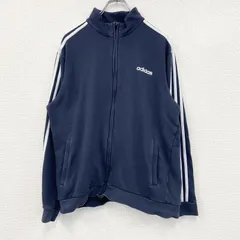 古着 used　adidas　アディダス　フルジップスウェットジャケット/トレーナー　紺　ネイビー　Lサイズ【値引き交渉OK！】
