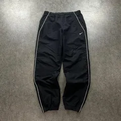 NIKE the athletic dept Tech ナイキ ジョガーパンツ ウィンドブレーカー テック サイドライン スウォッシュ ロゴ 刺繍 ブラック 黒 メンズ