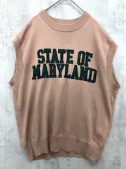 美品 RODEO CROWNS ロデオクラウンズ カレッジ ニット ベスト sizeM/ベージュ ◇■ メンズ