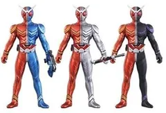 東映ヒーローネットXプレミアムバンダイ限定 ライダーヒーローシリーズＷ ＥＸ 仮面ライダーＷ ヒートスタイル３体セット ヒートメタル重塗装版