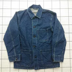 ◇ Θ ユニクロ UNIQLO デニムワークジャケット Mサイズ メンズ E  【1602040064234】