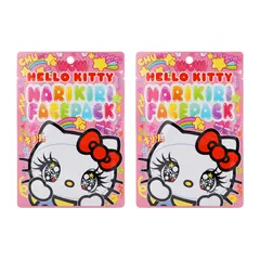 [2個セット]Sanrio サンリオ なりきりフェイスパックハローキティカワイイ ナベユカ バラの香り １枚入り 20mL [ネコポス]のサムネイル
