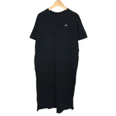 【倉吉店】 中古 LACOSTE | ラコステ ワンピース BEAMS別注 EF009J ブラック サイズ：36 【112】