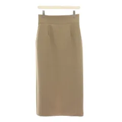 ノーブル NOBLE 24SS ジャージーライクカラータイトスカート ロング 38 ベージュ 無地 24060240106010 /YM