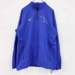 古着 used　NIKE　ナイキ　ハーフジッププルオーバージャケット　青　ブルー　Mサイズ【値引き交渉OK！】