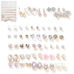 サージカルステンレス ピアス レディース 30ペア 可愛い レディース ピア ス 金属アレルギー対応 ピア ス 韓国 かわいい スタッド 星 花 仕事 アクセサリー プレゼント お誕生日 母の日 記念日 クリスマス