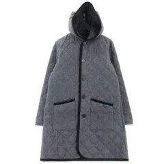 美品 LAVENHAM ラベンハム キルティングコート ブランドン SLJ4184 Wool Brundon レディース ウィメンズ グレー 38  99000437のサムネイル