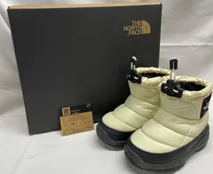 ◇ THE NORTH FACE スノーブーツ ホワイト系 [ NFJ52280 ] ジュニア 15cm 【使用感あり/シミ・土汚れあり】 シューズ 冬用 ノースフェイス / 中古 022405