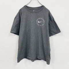 古着 used　NIKE　ナイキ　半袖プリントTシャツ　バスケットボール　ダークグレー　Mサイズ【値引き交渉OK！】