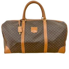 ♪CELINE セリーヌ マカダム柄 トリオンフ ボストンバッグ