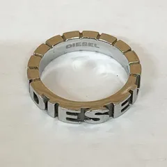 ディーゼル DIESEL 指輪 リング アクセサリー ロゴ 9.5号 シルバー色