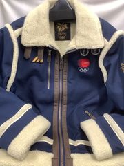 ヴィンテージ訳あり】 MIZUNO 1998年 長野オリンピック 日本代表 ボア