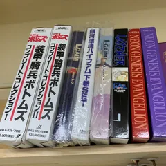 【アニメLD】銀河漂流バイファム 聖戦士エルガイム レイズナー エヴァ セット 伝説巨神イデオン メモリアルボックス 装甲騎兵ボトムズ LD コンプリートコレクション 1-2 全2巻セット 絶版 希少