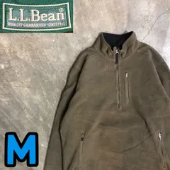 T7651 L.L.Bean フリース　ハーフジップ　アウトドア　古着