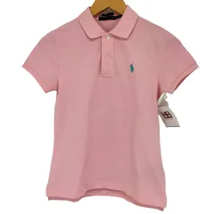 ラルフローレン RALPH LAUREN THE SKINNY POLO ポニー刺繍 ポロシャツ レディース import：M 