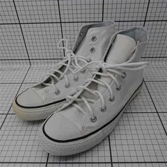 ◇ Θ コンバース Converse オールスター ハイカット スニーカー ホワイト系 24.5cm レディース E  【1602040061912】
