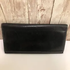 U.P renoma（ユーピー レノマ）　長財布　三つ折り財布　ブラック　中古品のサムネイル