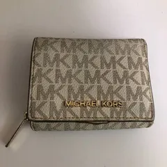 MICHAEL KORS（マイケル・コース）　三つ折り財布　バニラ　訳アリ
