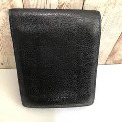 MISSONI（ミッソーニ）　メンズ二つ折り財布　ブラック　中古品