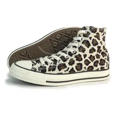 新品 23.0～25.0cm コンバース CONVERSE スニーカー ハイカット メンズ レディース オールスター LD HI  ベージュ レパード柄 レオパード ヒョウ柄 ALL STAR LD HI