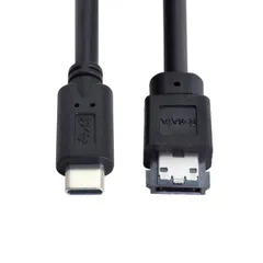xiwai USB-C Type-C - Power Over eSATA DC5V アダプター USB3.0 - HDD/SSD/ODD eSATApコンバーター
