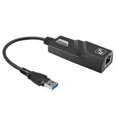 USB LAN変換アダプタ有線USB 3.0 to RJ 45アダプタ1000 Mbpsギガビットイーサネットブラック